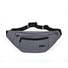 Grey waist satchel attracting attention,small vacuum storage bags easy to carry,leather waist bag for women.